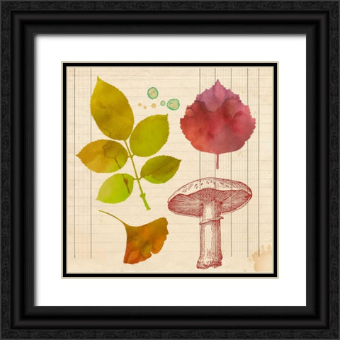 Archive Interpretations 2 Black Ornate Wood Framed Art Print with Double Matting by Z Studio