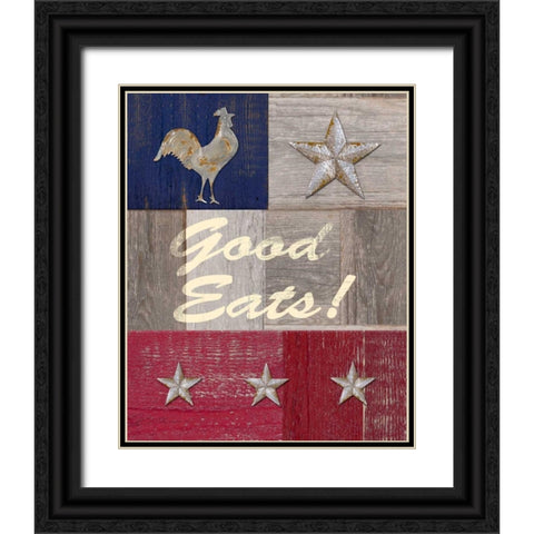 Good Eats Black Ornate Wood Framed Art Print with Double Matting by Appleman, Sam