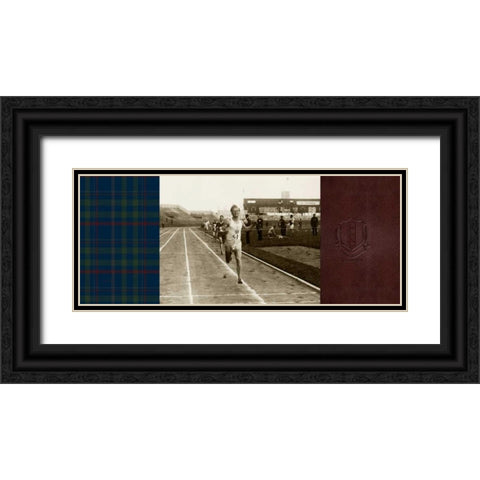 Vintage Track and Field Black Ornate Wood Framed Art Print with Double Matting by Appleman, Sam