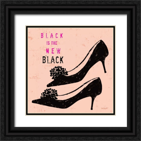 Savvy Fashion 1 Black Ornate Wood Framed Art Print with Double Matting by Bryant, Lola