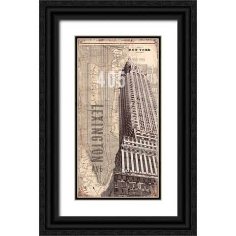 405 Lexington Black Ornate Wood Framed Art Print with Double Matting by Taylor, Evangeline