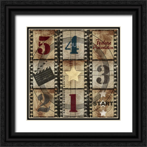 Feature Presentation Countdown Black Ornate Wood Framed Art Print with Double Matting by Taylor, Evangeline