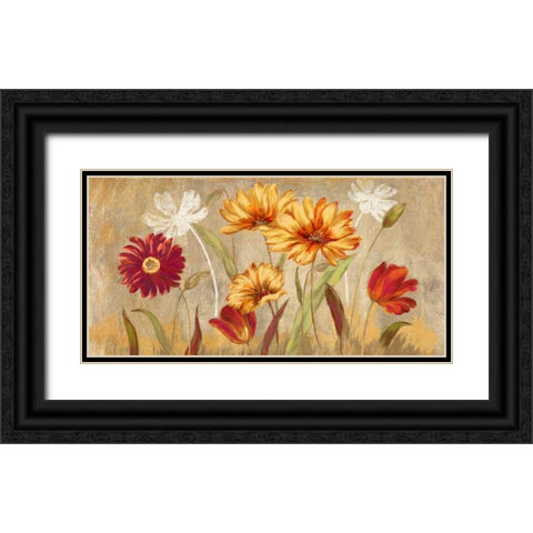 Shades Of Autumn Black Ornate Wood Framed Art Print with Double Matting by Art Atelier Alliance