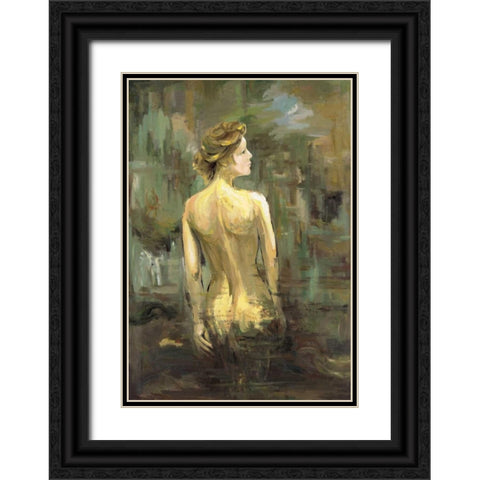 Nude 2 Black Ornate Wood Framed Art Print with Double Matting by Art Atelier Alliance