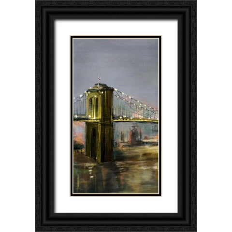 Metropolis 1 Black Ornate Wood Framed Art Print with Double Matting by Art Atelier Alliance