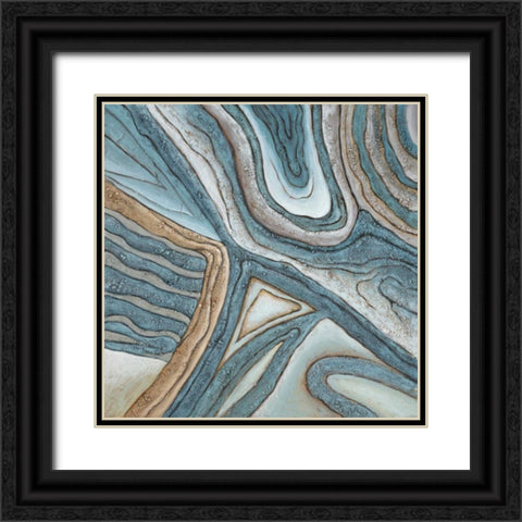Sedimentary 1 Black Ornate Wood Framed Art Print with Double Matting by Art Atelier Alliance