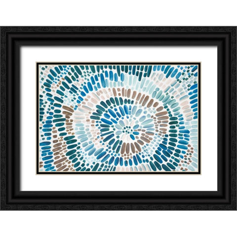 Aura  Black Ornate Wood Framed Art Print with Double Matting by Art Atelier Alliance
