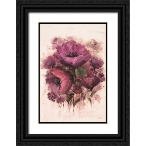 Garden Jaunts 1 Black Ornate Wood Framed Art Print with Double Matting by Art Atelier Alliance