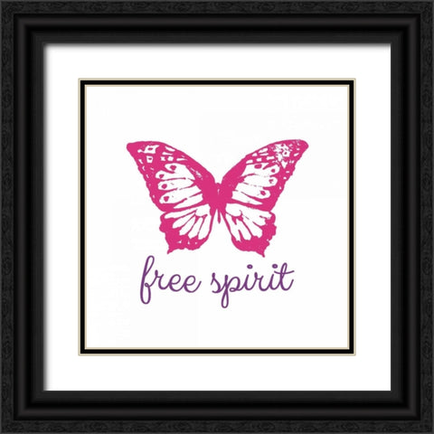 Free Spirit Black Ornate Wood Framed Art Print with Double Matting by Amori, Miyo