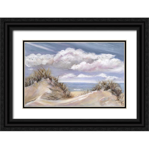 Dunes II Black Ornate Wood Framed Art Print with Double Matting by Eenhoorn, Alice