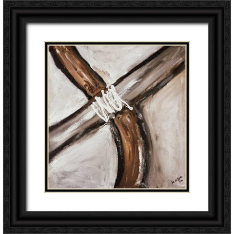 Crossing Band I Black Ornate Wood Framed Art Print with Double Matting by die Zakko, Art