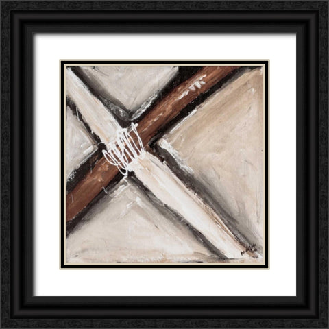 Crossing Band II Black Ornate Wood Framed Art Print with Double Matting by die Zakko, Art