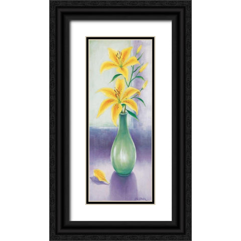 Shadows of Spring Black Ornate Wood Framed Art Print with Double Matting by Erwin, Eric
