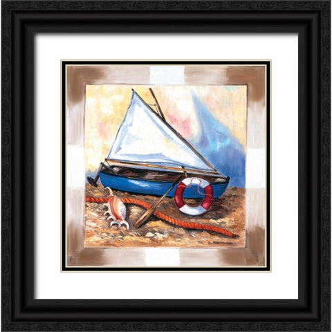 Nautilus I Black Ornate Wood Framed Art Print with Double Matting by Withaar, Rian