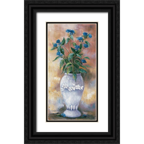 Tamed thistles Black Ornate Wood Framed Art Print with Double Matting by Withaar, Rian