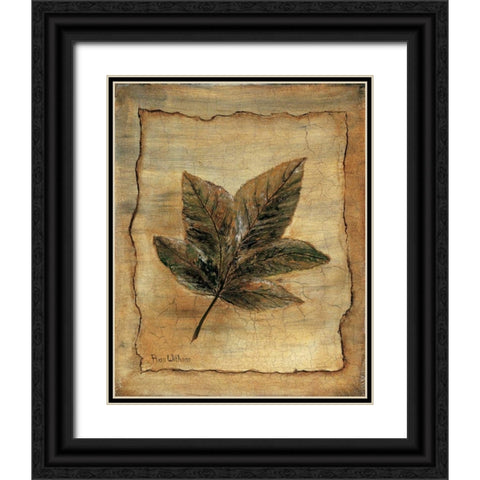 Autumn impression II Black Ornate Wood Framed Art Print with Double Matting by Withaar, Rian