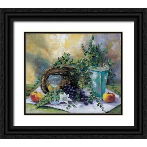 Picnic prepared Black Ornate Wood Framed Art Print with Double Matting by Withaar, Rian