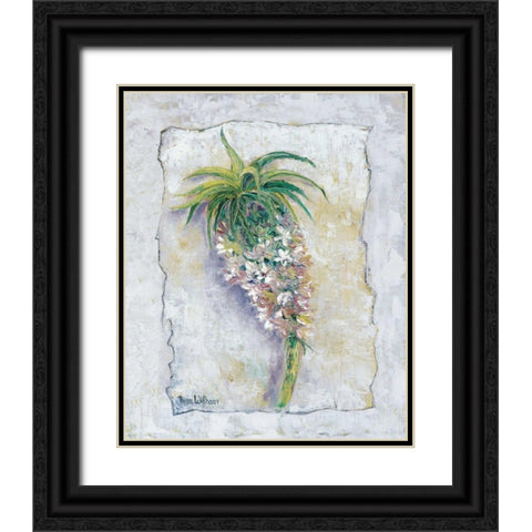 Pineapple bloom Black Ornate Wood Framed Art Print with Double Matting by Withaar, Rian