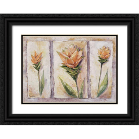 Curuma cycas Black Ornate Wood Framed Art Print with Double Matting by Withaar, Rian