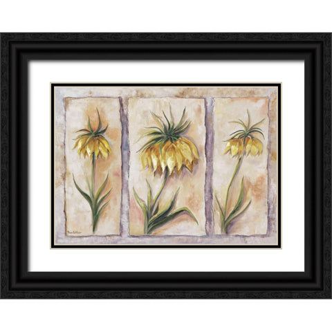 Fritillaria Imperialis Black Ornate Wood Framed Art Print with Double Matting by Withaar, Rian