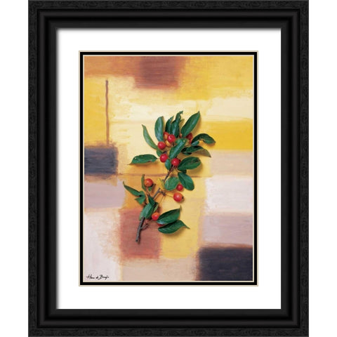 Timeless colours I Black Ornate Wood Framed Art Print with Double Matting by de Bruijn, Hans