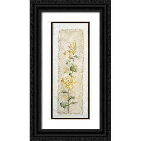 Garden delight-chrysantuemum Black Ornate Wood Framed Art Print with Double Matting by Bonet, Julia