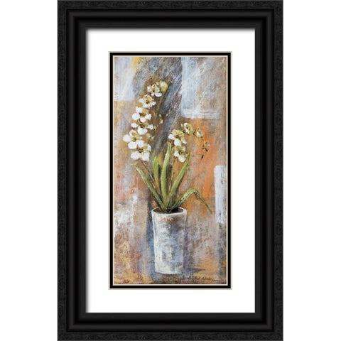 Botanical lll Black Ornate Wood Framed Art Print with Double Matting by Schottler, Katharina