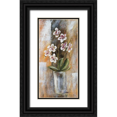 Botanical lV Black Ornate Wood Framed Art Print with Double Matting by Schottler, Katharina