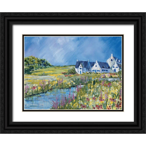 Lovely site II Black Ornate Wood Framed Art Print with Double Matting by Cruysberg, Marijke
