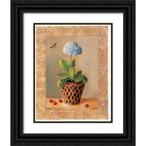 La Primavera  Black Ornate Wood Framed Art Print with Double Matting by du Ciel, Milieu