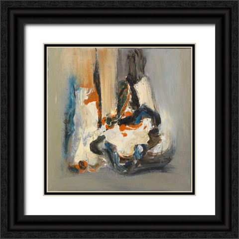 Movement II Black Ornate Wood Framed Art Print with Double Matting by van Engelshoven, Marie T