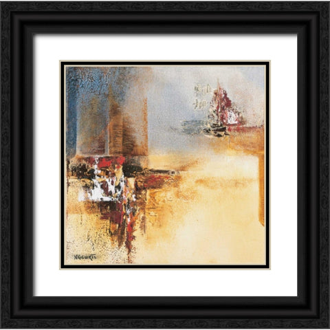 Die another Day l Black Ornate Wood Framed Art Print with Double Matting by Geurts, Nelly