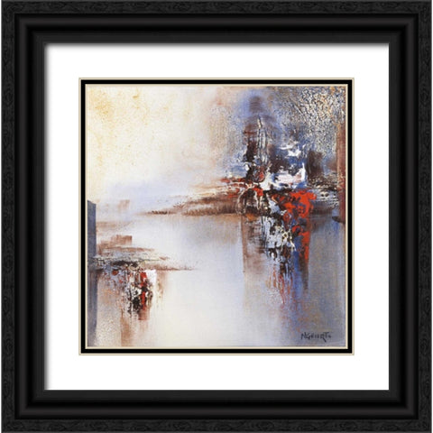 Concorde ll Black Ornate Wood Framed Art Print with Double Matting by Geurts, Nelly