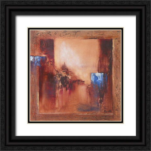 Bue sign I Black Ornate Wood Framed Art Print with Double Matting by Geurts, Nelly