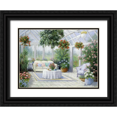 My favourite spot Black Ornate Wood Framed Art Print with Double Matting by Motz, Peter