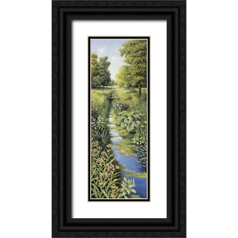 The way of water Black Ornate Wood Framed Art Print with Double Matting by Motz, Peter