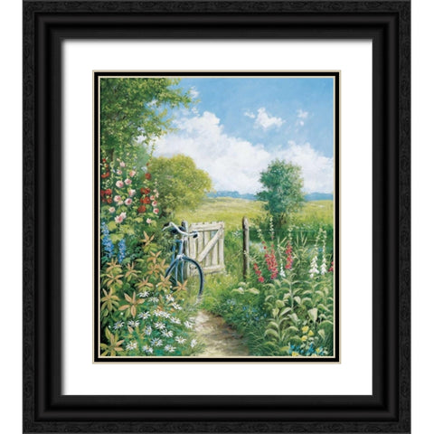 Endless destination Black Ornate Wood Framed Art Print with Double Matting by Motz, Peter