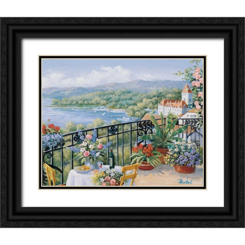 Unforgettable prospect Black Ornate Wood Framed Art Print with Double Matting by Motz, Peter
