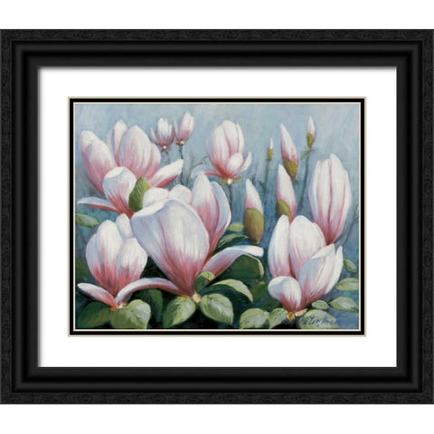 Beauty of silence Black Ornate Wood Framed Art Print with Double Matting by Motz, Peter