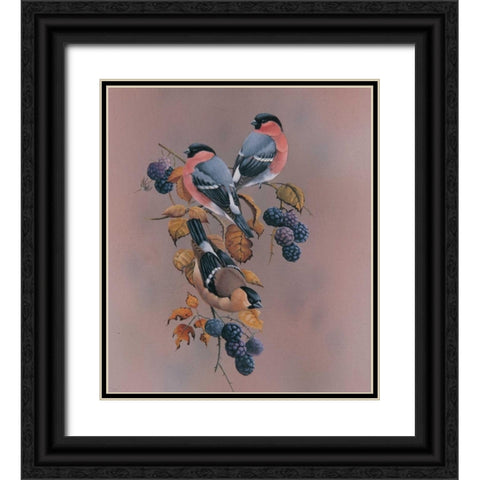 Resting Black Ornate Wood Framed Art Print with Double Matting by Weenink, Ruud