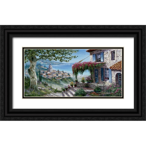 Wonderful prospect Black Ornate Wood Framed Art Print with Double Matting by Withaar, Reint