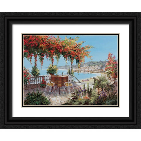 Makes my day perfect Black Ornate Wood Framed Art Print with Double Matting by Withaar, Reint