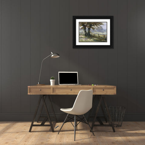 Classic tense Black Ornate Wood Framed Art Print with Double Matting by Withaar, Reint