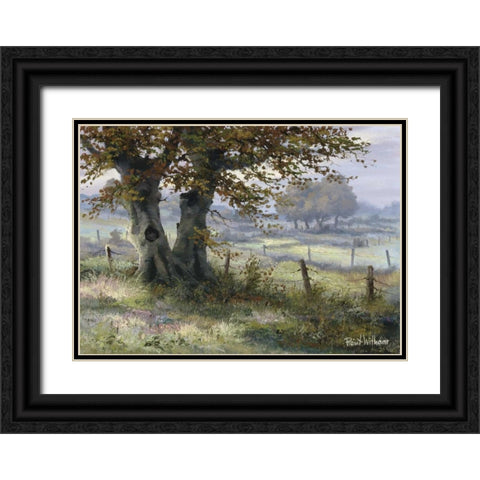 Classic tense Black Ornate Wood Framed Art Print with Double Matting by Withaar, Reint