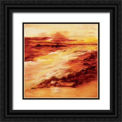 El Sur Black Ornate Wood Framed Art Print with Double Matting by Gerbecks, Tilly