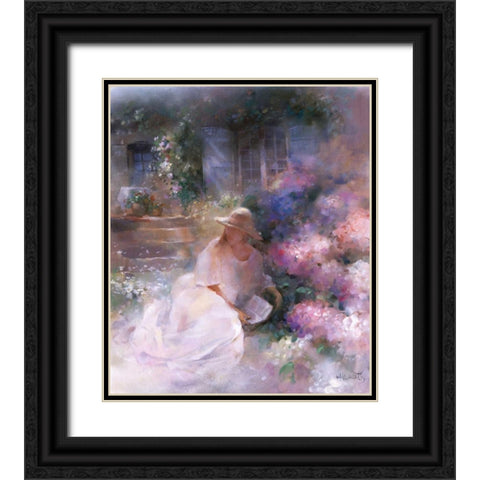 Sunday afternoon Black Ornate Wood Framed Art Print with Double Matting by Haenraets, Willem