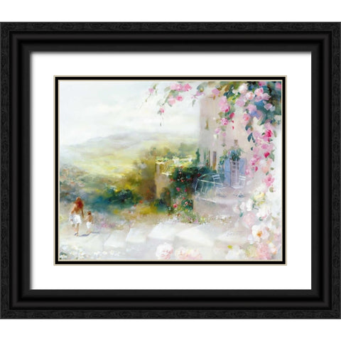 Holiday Black Ornate Wood Framed Art Print with Double Matting by Haenraets, Willem