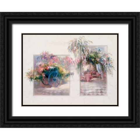 Entrance Black Ornate Wood Framed Art Print with Double Matting by Haenraets, Willem
