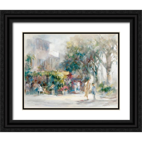 Shany Sunday Black Ornate Wood Framed Art Print with Double Matting by Haenraets, Willem