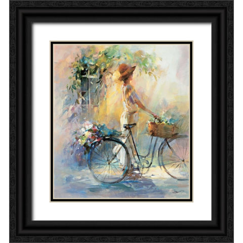 Go for a ride Black Ornate Wood Framed Art Print with Double Matting by Haenraets, Willem